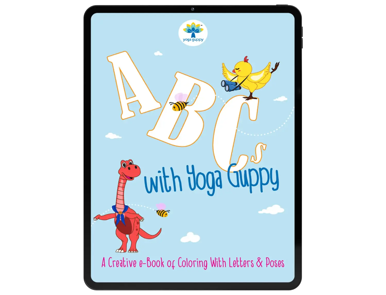 ABCs Yoga Coloring Book for Kids | Yoga Guppy Mindful Learning