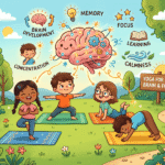 Yoga for kids improving brain development and concentration through fun mindful exercises