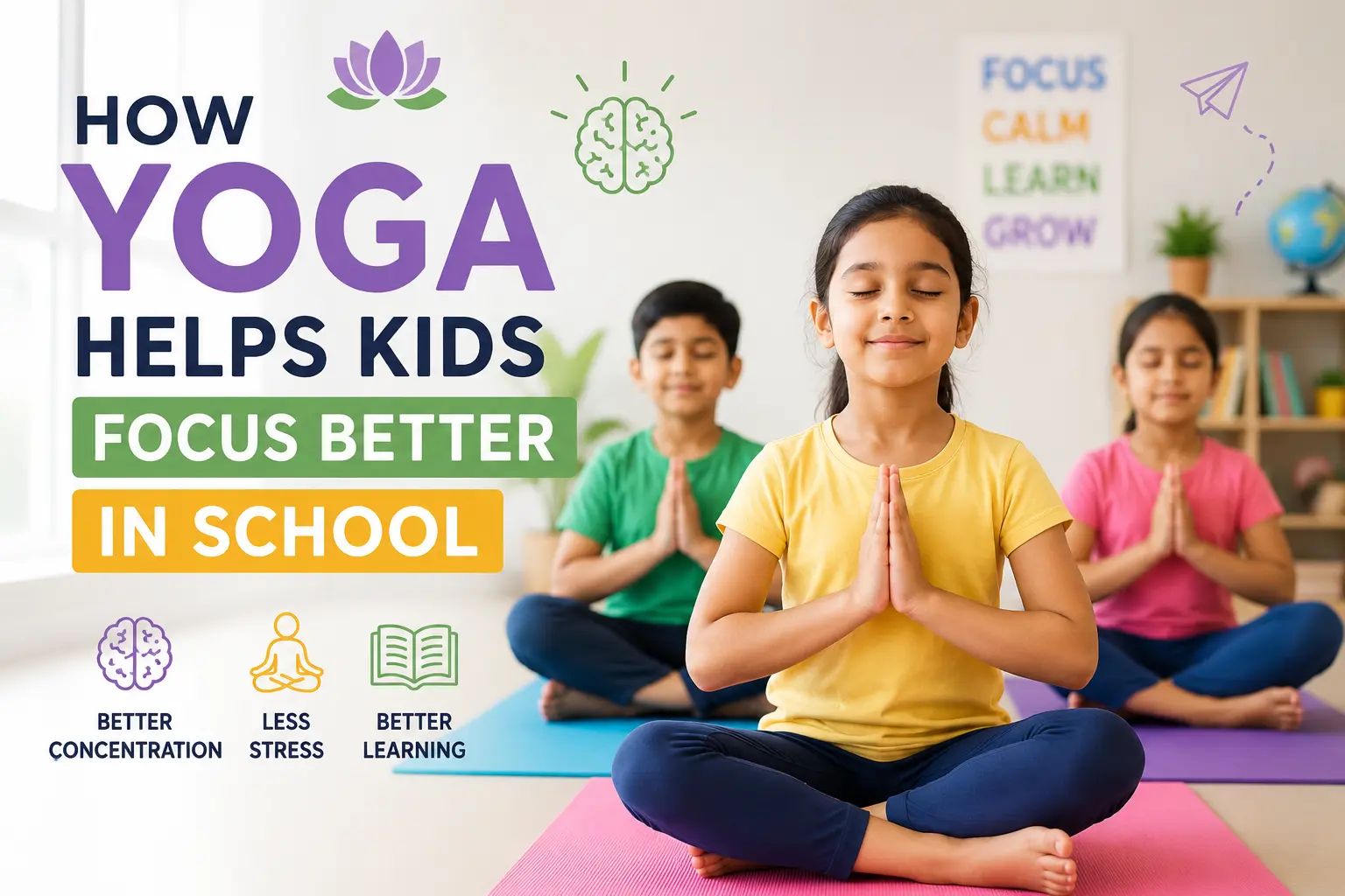 How Yoga Helps Kids Focus Better in School