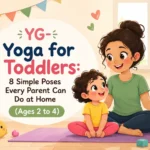 Toddler practicing simple yoga poses with a parent to improve balance, flexibility, coordination, and confidence through fun yoga activities for ages 2 to 4.