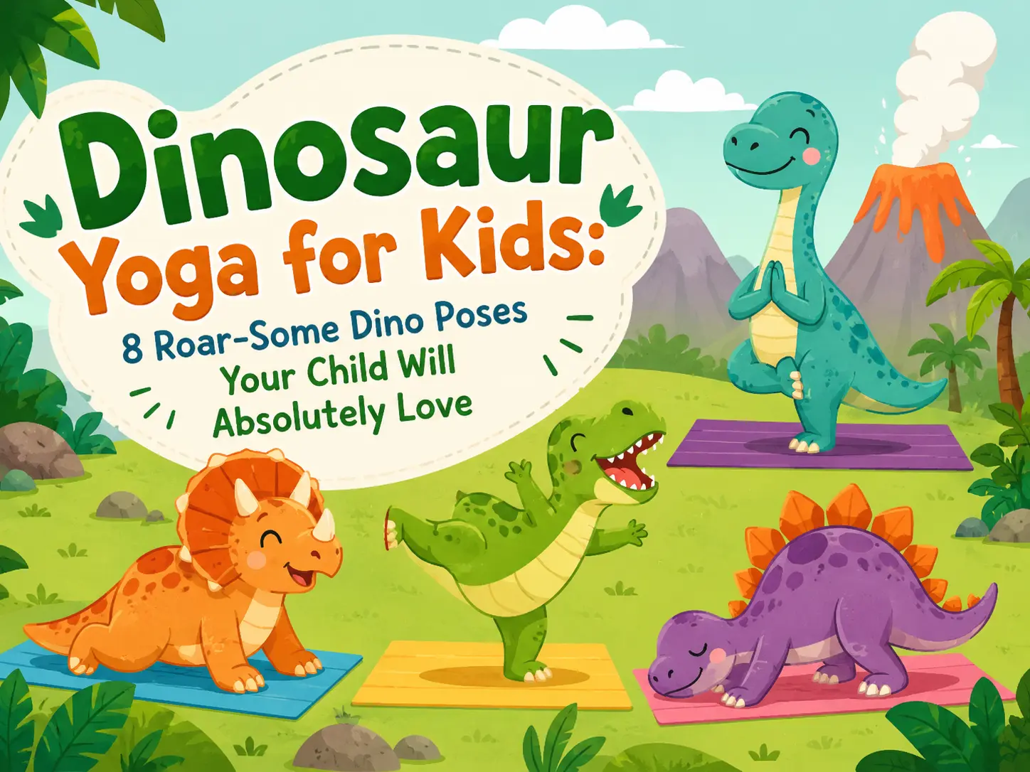 Dinosaur Yoga for Kids: 8 Roar Some Dino Poses Your Child Will Absolutely Love